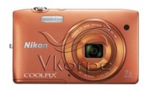 PhotoCamera Nikon CoolPix S3500 оранжевый