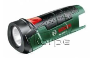 Фонарь аккумуляторный Bosch PLI 10.8 LI зеленый лам.:светодиод. (06039A1000)