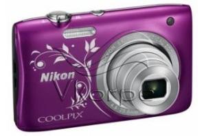Фотоаппарат Nikon CoolPix S2900 фиолетовый/рисунок 