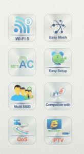 Роутер беспроводной Netis N2 AC1200 10/100/1000BASE-TX черный