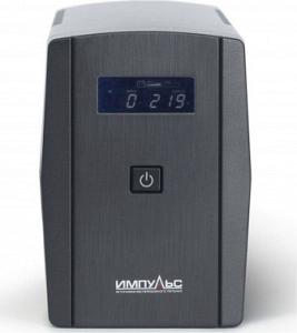 Источник бесперебойного питания Импульс JS10102 600Вт 1000ВА черный