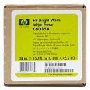 Бумага HP C6035A 24"(A1) 610мм-47.5м/90г/м2/белый для струйной печати втулка:50.8мм (2")