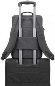 Рюкзак для ноутбука 15.6" Riva 8861 черный полиуретан/полиэстер (8861 BLACK)