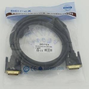 Кабель DVI-D (m) DVI-D (m) 1.8м феррит.кольца черный