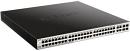 Коммутатор D-Link DGS-1210-52MP/F (L2) 48x1Гбит/с 4xКомбо(1000BASE-T/SFP) 4SFP 48PoE 370W настраиваемый