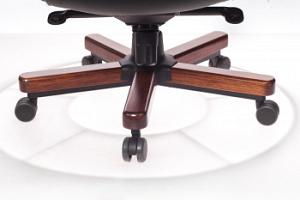 Кресло руководителя Бюрократ T-9923WALNUT черный кожа крестов. металл/дерево
