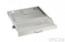 Выдвижная промышленная клавиатура для монтажа 19" AXIOM AX7042W