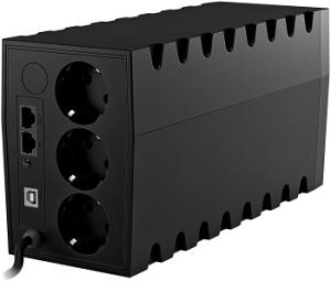 Источник бесперебойного питания Powercom Raptor Plus RPT1050EU 630Вт 1050ВА черный