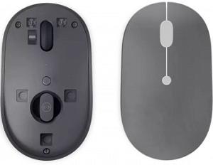 Мышь Lenovo Go серый оптическая 2400dpi беспров. USB-C для ноутбука 3but (GY51C21210)