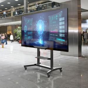 Стойка для телевизора Onkron TS1991 черный 50"-100" макс.120кг напольный наклон