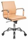 Кресло руководителя Бюрократ Ch-993-Low светло-коричневый эко.кожа низк.спин. крестов. металл хром Кресло руководителя Бюрократ Ch-993-Low светло-коричневый эко.кожа низк.спин. крестов. металл хром