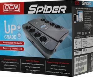 Источник бесперебойного питания Powercom Spider SPD-900U LCD USB 540Вт 900ВА черный