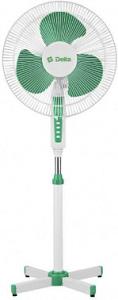 Вентилятор напольный Delta DL-020N 45Вт скоростей:3 белый/зеленый
