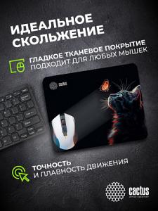 Коврик для мыши Cactus Night Cat 220x180x2мм (CS-MPC-P12XS)