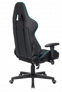 Кресло игровое A4Tech X7 GG-1100 черный/голубой текстиль/эко.кожа крестов. пластик