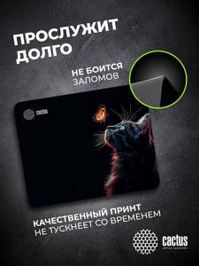 Коврик для мыши Cactus Night Cat 220x180x2мм (CS-MPC-P12XS)