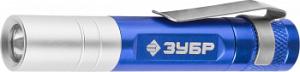 Фонарь налобный Зубр 56217 синий/серебристый лам.:светодиод. AAAx1