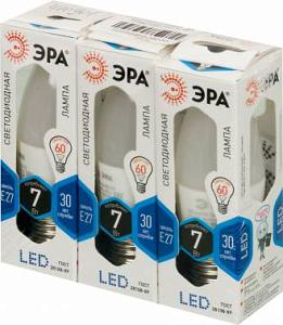 Лампа светодиодная Эра B35-7w-842-E27 7Вт (упак.:3шт)