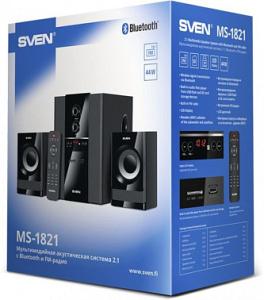 Колонки Sven MS-1821 2.1 черный 40Вт BT