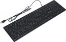 Клавиатура Оклик 550ML черный USB slim Multimedia LED (1061617)