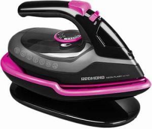 Утюг беспроводной Redmond RI-C234 2400Вт розовый/черный