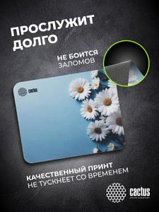 Коврик для мыши Cactus Daisies рисунок 250x200x3мм (CS-MPC-D07S)