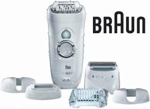 Эпилятор Braun 7-561 WD скор.:2 насад.:5 от аккум. белый/серый