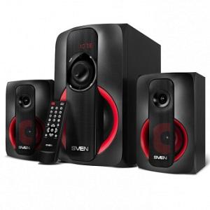 Колонки Sven MS-304 2.1 черный/красный 40Вт BT
