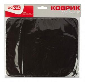 Коврик для мыши PC Pet microfiber black DB01 черный