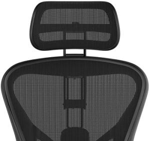 Кресло эргономичное Herman Miller Aeron C Large черный сетка с подголов. крестов. пластик