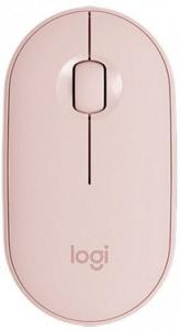 Мышь Logitech Pebble M350 розовый оптическая 1000dpi беспров. BT USB 2but (910-005575)