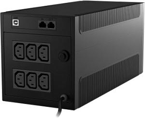 Источник бесперебойного питания Powercom Raptor Plus LCD RPT1200IULCD 720Вт 1200ВА черный