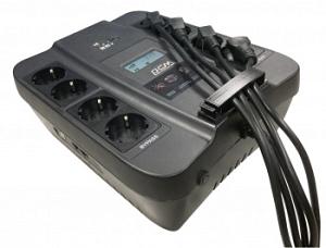 Источник бесперебойного питания Powercom Spider SPD-750U LCD USB 450Вт 750ВА черный