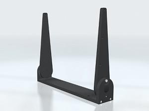 Кронштейн монтажный в стойку Hatteland Display 19TBR STD_B1