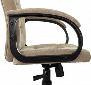 Кресло руководителя Бюрократ CH 002 Fabric песочный Light-21 крестов. пластик