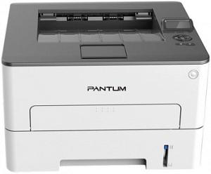 Принтер лазерный Pantum P3010DW A4 Duplex WiFi белый