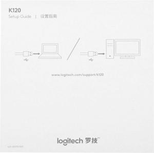 Клавиатура Logitech K120 черный USB (920-002583)