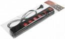 Сетевой фильтр Most LR 1.7м (6 розеток) черный (коробка)