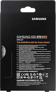 Накопитель SSD Samsung SATA-III 500GB MZ-77E500BW 870 EVO 2.5"