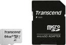 Флеш карта microSDXC 64GB Transcend TS64GUSD300S-A + adapter Флеш карта microSDXC 64GB Transcend TS64GUSD300S-A + adapter