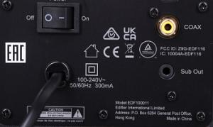 Колонки Edifier R1280DBs 2.0 черный 42Вт BT