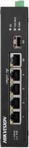 Коммутатор Hikvision DS-3T1306P-SI/HS 1SFP 3PoE 1PoE+ 1PoE++ 60W неуправляемый