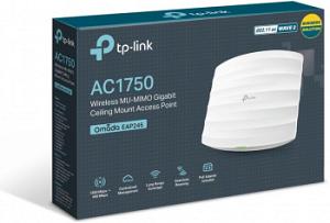 Точка доступа TP-Link EAP245(5-pack) AC1750 10/100/1000BASE-TX белый
