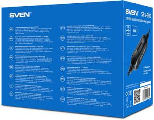 Колонки Sven SPS-509 2.0 черный 6Вт