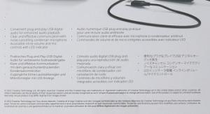 Наушники с микрофоном Creative HS-220 черный 2.4м накладные USB оголовье (51EF1070AA000)