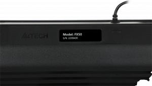 Клавиатура A4Tech Fstyler FX50 серый USB slim Multimedia (FX50 GREY)