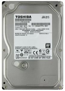 Жесткий диск Toshiba SATA-III 1TB DT01ACA100 Desktop 4KN (7200rpm) 32Mb 3.5"