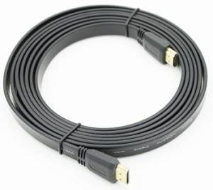 Кабель аудио-видео FLAT HDMI (m)/HDMI (m) 3м. черный
