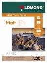 Фотобумага Lomond 0102016 A4/230г/м2/50л./белый матовое для струйной печати