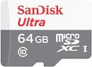 Флеш карта microSDXC 64GB Sandisk SDSQUNR-064G-GN3MN Ultra w/o adapter